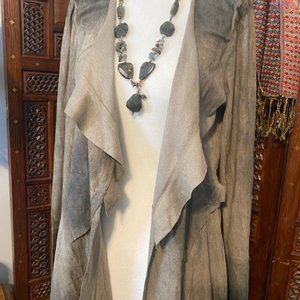 VOCAL Faux Suede  Boho Jacket – Size Small NWOT